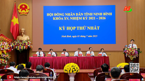 Kỳ họp thứ nhất HĐND tỉnh Ninh B&igrave;nh kho&aacute; XV, nhiệm kỳ 2021-2026