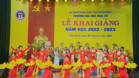 Trường Đại học Hoa Lư khai giảng năm học 2022 - 2023