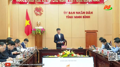 Nghe b&aacute;o c&aacute;o Điều chỉnh Chương tr&igrave;nh ph&aacute;t triển nh&agrave; ở tỉnh Ninh B&igrave;nh