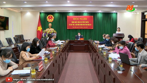 Thống nhất c&ocirc;ng t&aacute;c tuy&ecirc;n truyền Kỳ họp thứ 4, HĐND tỉnh kh&oacute;a XV