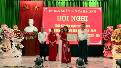 X&atilde; Hải Anh tổng kết năm học 2025 - 2026