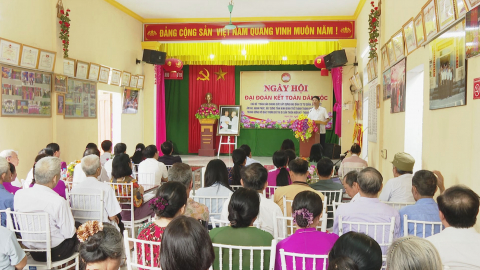  Ng&agrave;y hội Đại đo&agrave;n kết to&agrave;n d&acirc;n tộc tại tổ d&acirc;n phố 19, phường Nam Sơn th&agrave;nh phố Tam Điệp