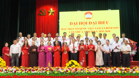 Mặt trận Tổ quốc Việt Nam c&aacute;c phường, x&atilde;: B&igrave;nh Sơn, Y&ecirc;n Mạc, Hải Quang, Trung Sơn, Y&ecirc;n Thắng tổ chức th&agrave;nh c&ocirc;ng Đại hội lần thứ I, nhiệm kỳ 2025 - 2030