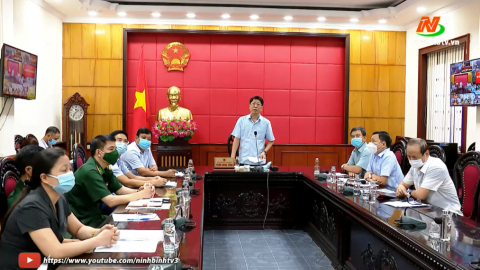 Hội nghị trực tuyến về ứng ph&oacute; với b&atilde;o số 7