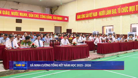 X&atilde; Ninh Cường tổng kết năm học 2025 - 2026