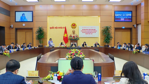 Hội nghị trực tuyến to&agrave;n quốc về triển khai c&ocirc;ng t&aacute;c bầu cử 