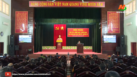 Kim Sơn học tập, qu&aacute;n triệt v&agrave; triển khai thực hiện c&aacute;c Nghị quyết, kết luận 