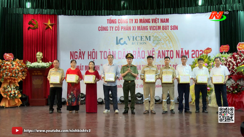 Ng&agrave;y hội to&agrave;n d&acirc;n bảo vệ an ninh Tổ quốc C&ocirc;ng ty Cổ phần Xi măng Vicem B&uacute;t Sơn