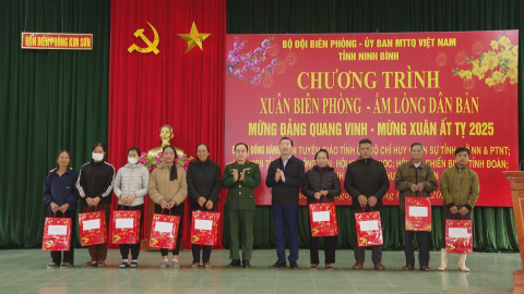 Chương tr&igrave;nh &ldquo;Xu&acirc;n Bi&ecirc;n ph&ograve;ng - Ấm l&ograve;ng d&acirc;n bản&rdquo;