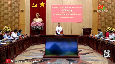 Giao ban c&ocirc;ng t&aacute;c t&ocirc;n gi&aacute;o qu&yacute; I/2025