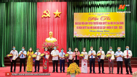 Hội thi b&aacute;o c&aacute;o vi&ecirc;n giỏi huyện Gia Viễn v&agrave; Hoa Lư