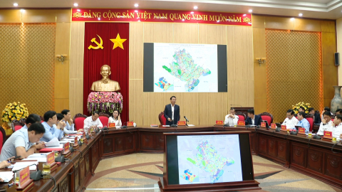 Ban Thường vụ Tỉnh ủy l&agrave;m việc với Đảng ủy UBND tỉnh