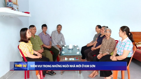 Niềm vui trong những ng&ocirc;i nh&agrave; mới ở Kim Sơn