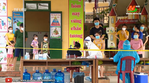 Kim Sơn đảm bảo điều kiện học tập cho học sinh về từ v&ugrave;ng dịch 