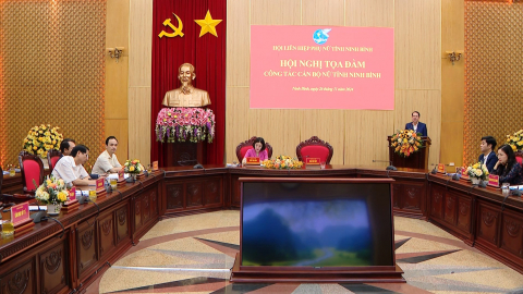 Tọa đ&agrave;m c&ocirc;ng t&aacute;c c&aacute;n bộ nữ tỉnh Ninh B&igrave;nh năm 2024