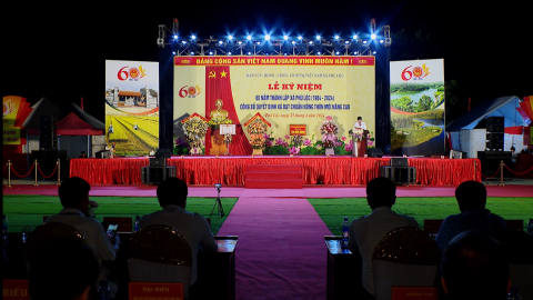 Ph&uacute; Lộc kỷ niệm 60 năm th&agrave;nh lập v&agrave; đ&oacute;n Bằng đạt chuẩn n&ocirc;ng th&ocirc;n mới n&acirc;ng cao
