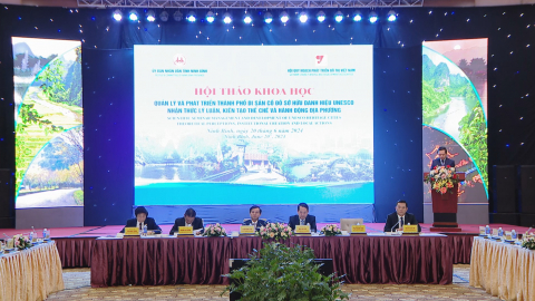 Quản l&yacute; v&agrave; ph&aacute;t triển th&agrave;nh phố di sản Cố đ&ocirc; sở hữu danh hiệu UNESCO