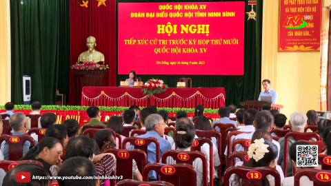 Đo&agrave;n ĐBQH tỉnh dự tiếp x&uacute;c cử tri tại x&atilde; Y&ecirc;n Đồng v&agrave; phường Nam Định.