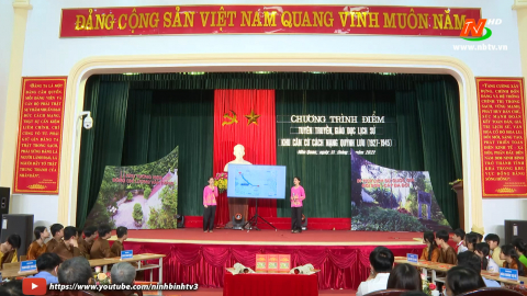 Chương tr&igrave;nh điểm Tuy&ecirc;n truyền, gi&aacute;o dục lịch sử Khu căn cứ c&aacute;ch mạng Quỳnh Lưu