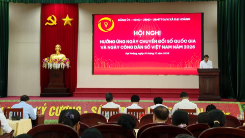 Đại Ho&agrave;ng: Hưởng ứng Ng&agrave;y Chuyển đổi số quốc gia năm 2026