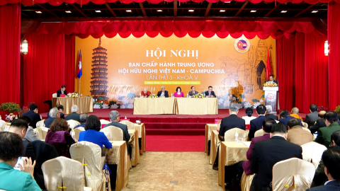 Hội nghị Ban Chấp h&agrave;nh Trung ương Hội Hữu nghị Việt Nam - Campuchia lần thứ 3