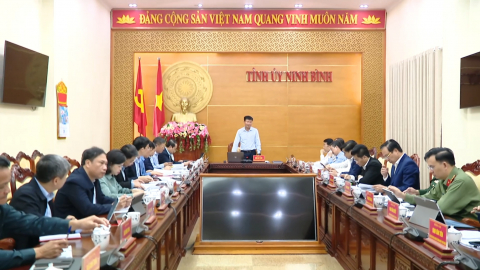 Hội nghị Ban Thường vụ Tỉnh ủy Ninh B&igrave;nh - 12/3/2026