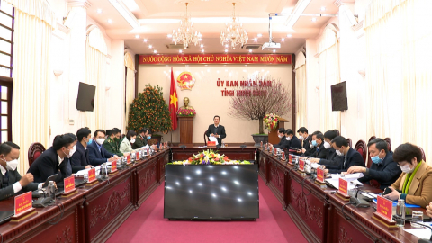 Hội nghị phi&ecirc;n thường kỳ UBND tỉnh - 09/02/2022