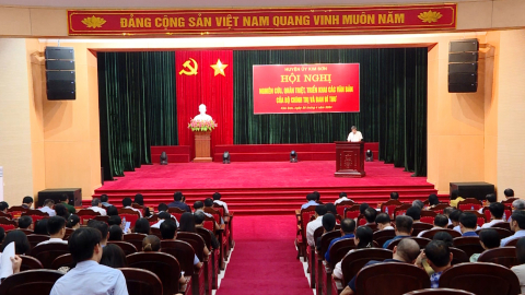 Kim Sơn qu&aacute;n triệt, triển khai c&aacute;c văn bản của Bộ Ch&iacute;nh trị, Ban B&iacute; thư