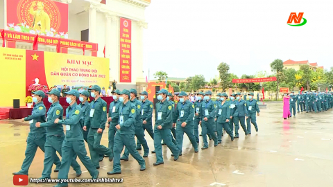 Y&ecirc;n M&ocirc; tổ chức Hội thao Trung đội d&acirc;n qu&acirc;n cơ động năm 2022