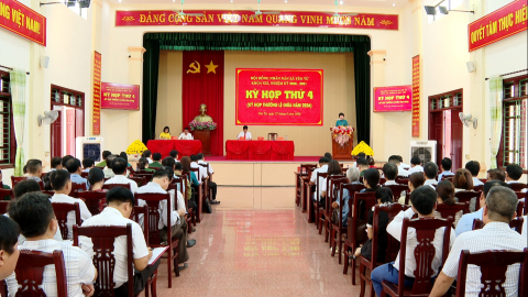 Kỳ họp thứ tư, HĐND x&atilde; Y&ecirc;n M&ocirc;