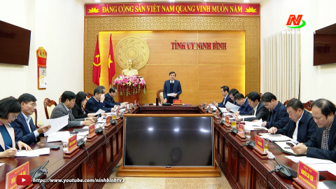 Hội nghị Ban Thường vụ Tỉnh ủy - ng&agrave;y 17/12/2024