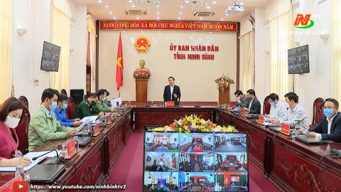 Hội nghị trực tuyến ph&ograve;ng, chống dịch COVID-19