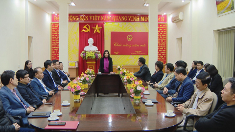 Thăm, ch&uacute;c Tết c&aacute;c cơ quan b&aacute;o ch&iacute; tỉnh