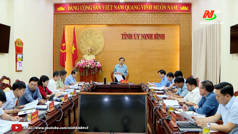 Hội nghị Ban Thường vụ Tỉnh ủy ng&agrave;y 11/09/2024