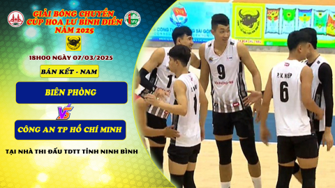 BI&Ecirc;N PH&Ograve;NG MB Vs C&Ocirc;NG AN TP HỒ CH&Iacute; MINH - B&aacute;n Kết 1 - Nam - Giải B&oacute;ng chuyền C&uacute;p Hoa Lư - B&igrave;nh Điền 2025