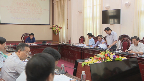 G&oacute;p &yacute; một số nội dung tr&igrave;nh tại kỳ họp thứ 7, HĐND tỉnh kh&oacute;a XV