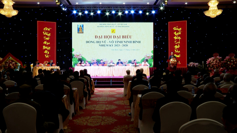 Đại hội đại biểu d&ograve;ng họ Vũ - V&otilde; tỉnh Ninh B&igrave;nh nhiệm kỳ 2023-2028