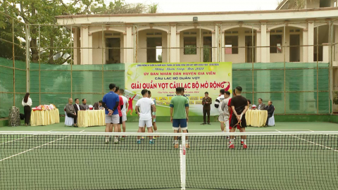 Giải quần vợt CLB huyện Gia Viễn mở rộng năm 2024