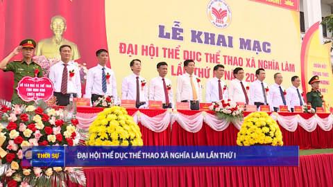 Đại hội Thể dục thể thao x&atilde; Nghĩa L&acirc;m lần thứ I, năm 2026