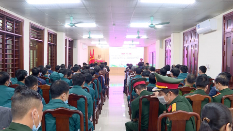 Kim Sơn triển khai c&ocirc;ng t&aacute;c tuyển qu&acirc;n năm 2022