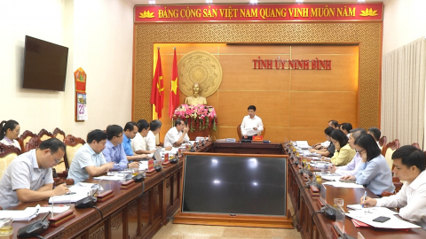 Thường trực Tỉnh ủy cho &yacute; kiến v&agrave;o c&aacute;c nội dung quan trọng - 23/07/2025