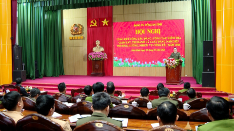 Đảng ủy C&ocirc;ng an tỉnh triển khai nhiệm vụ năm 2026