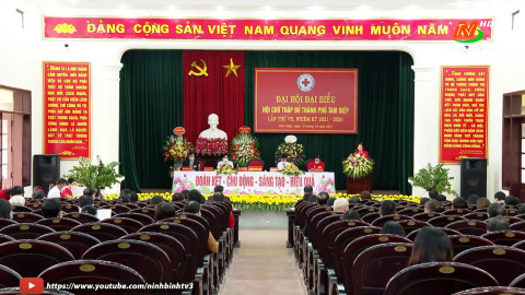 Đại hội đại biểu Hội chữ thập đỏ TP. Tam Điệp nhiệm kỳ 2021 - 2026