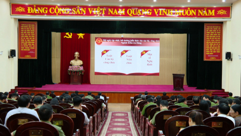 Cập nhật kiến thức, quy định mới v&agrave; bồi dưỡng nghiệp vụ c&ocirc;ng t&aacute;c kiểm tra, gi&aacute;m s&aacute;t 