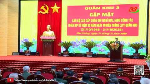Qu&acirc;n khu 3 gặp mặt c&aacute;n bộ cao cấp Qu&acirc;n đội nghỉ hưu, nghỉ c&ocirc;ng t&aacute;c 