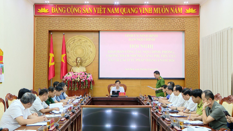 Triển khai c&ocirc;ng t&aacute;c Nội ch&iacute;nh th&aacute;ng 9