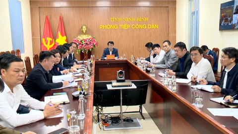 Đồng ch&iacute; Chủ tịch UBND tỉnh Nguyễn Thanh B&igrave;nh tiếp c&ocirc;ng d&acirc;n định kỳ th&aacute;ng 3/2026