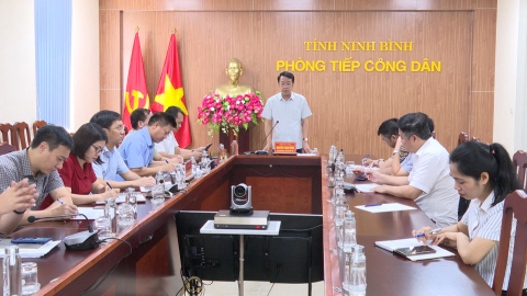 Đồng ch&iacute; Chủ tịch UBND tỉnh Nguyễn Thanh B&igrave;nh tiếp c&ocirc;ng d&acirc;n định kỳ th&aacute;ng 5/2026