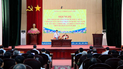 X&atilde; Y&ecirc;n M&ocirc; tổ chức hội nghị đối thoại 
