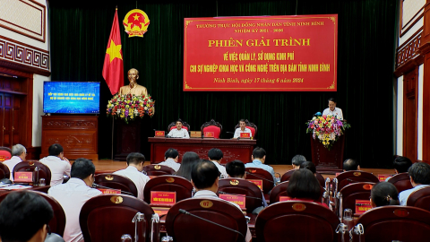 Phi&ecirc;n giải tr&igrave;nh về việc quản l&yacute;, sử dụng kinh ph&iacute; chi sự nghiệp khoa học v&agrave; c&ocirc;ng nghệ